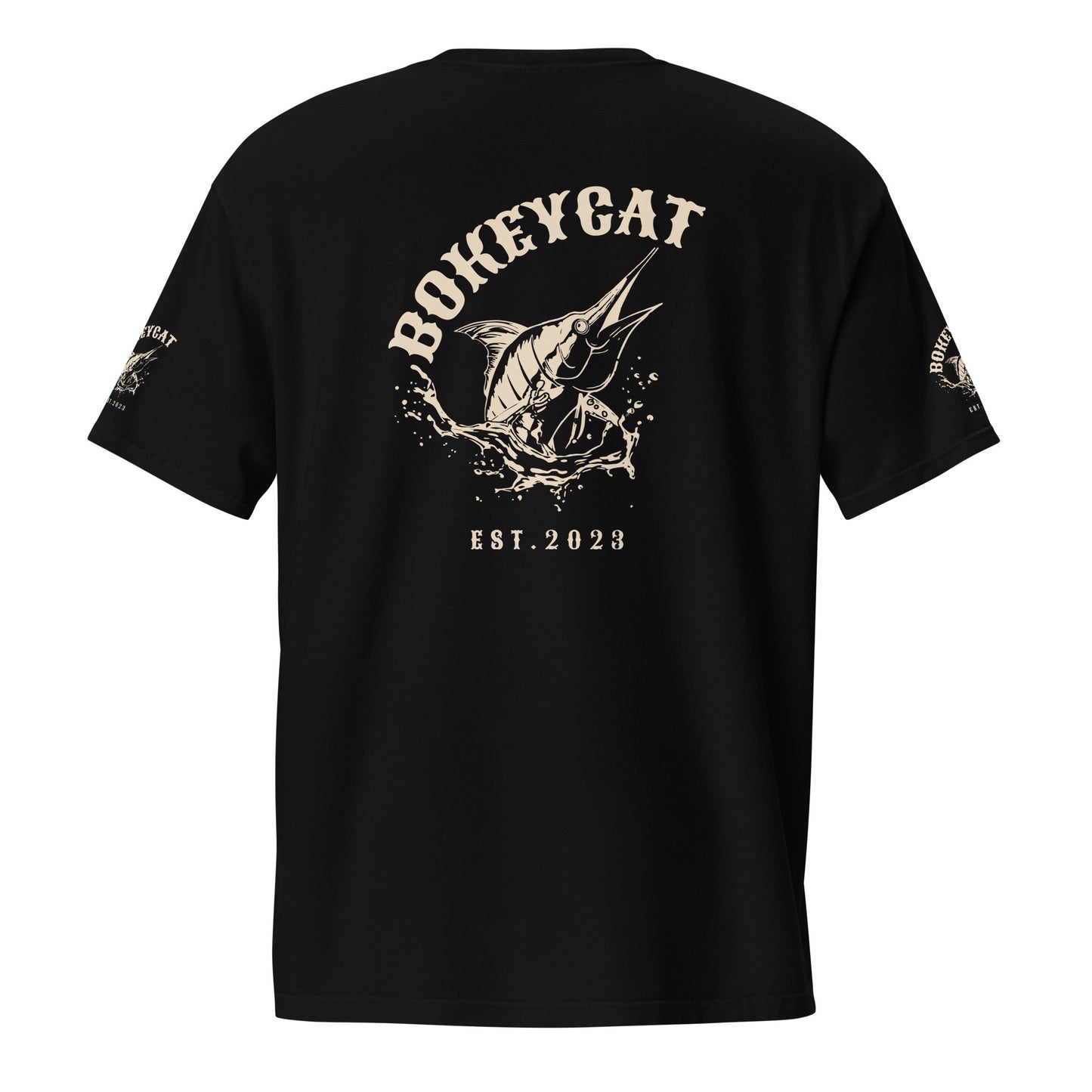 BokeyCat Unisex garment-dyed pocket t-shirt