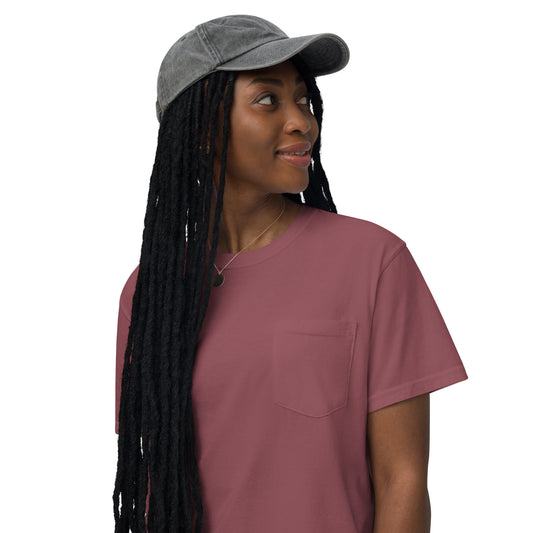 BokeyCat  garment-dyed pocket t-shirt