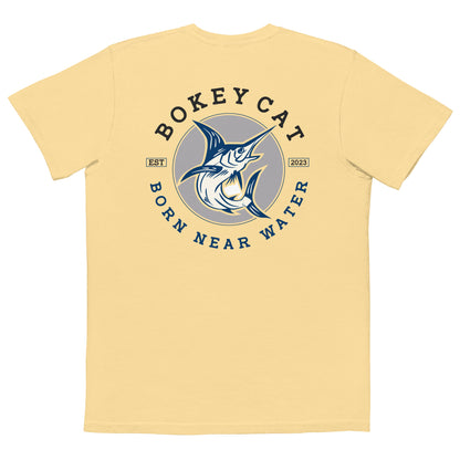 BokeyCat Unisex garment-dyed pocket t-shirt