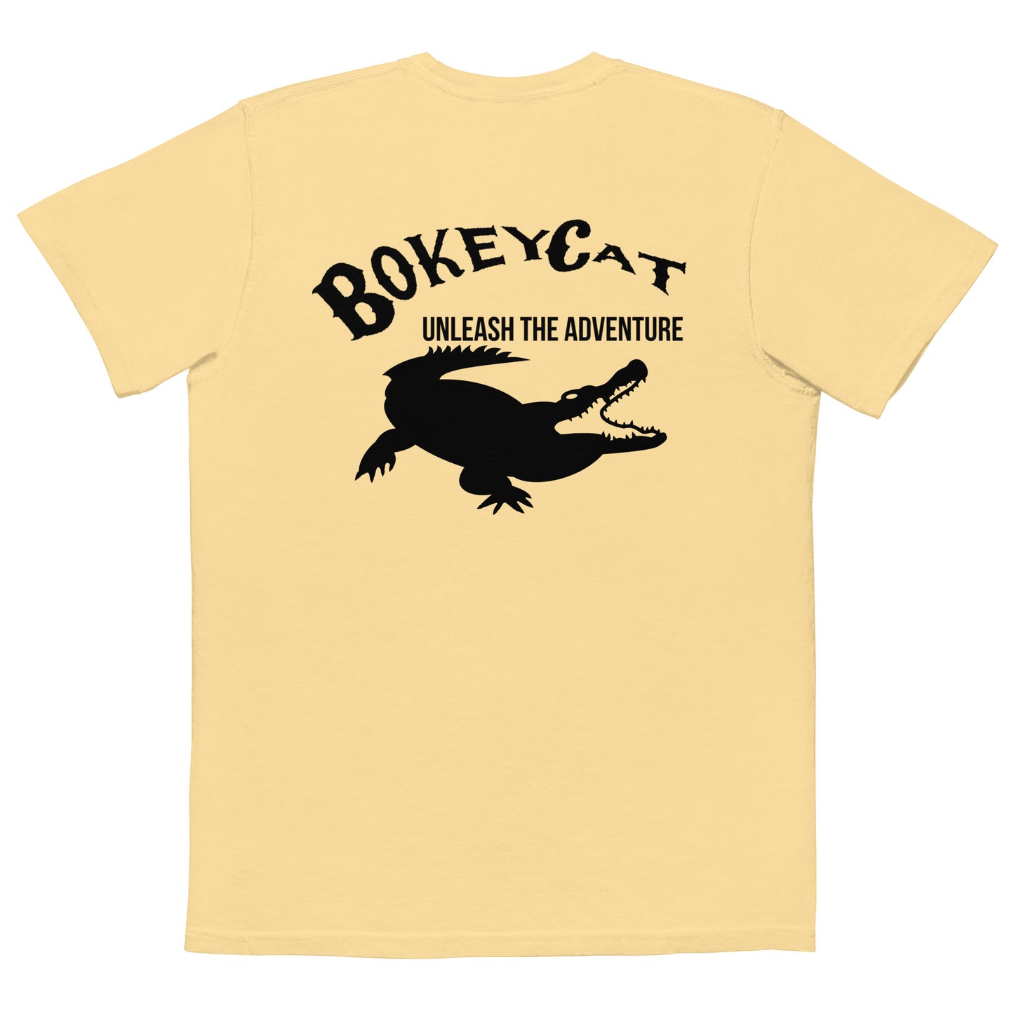 BokeyCat Unisex garment-dyed pocket t-shirt