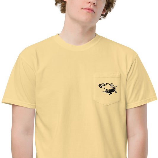 BokeyCat  garment-dyed pocket t-shirt