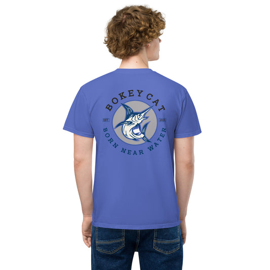 BokeyCat garment-dyed pocket t-shirt