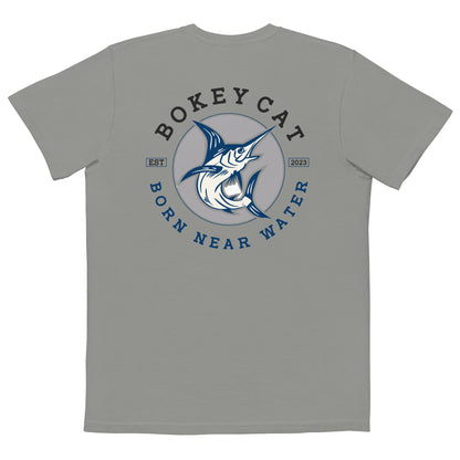 BokeyCat Unisex garment-dyed pocket t-shirt