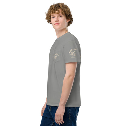 BokeyCat Unisex garment-dyed pocket t-shirt