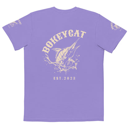 BokeyCat Unisex garment-dyed pocket t-shirt