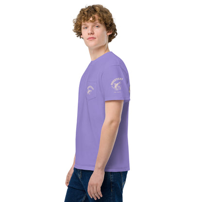 BokeyCat Unisex garment-dyed pocket t-shirt