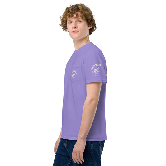 BokeyCat garment-dyed pocket t-shirt