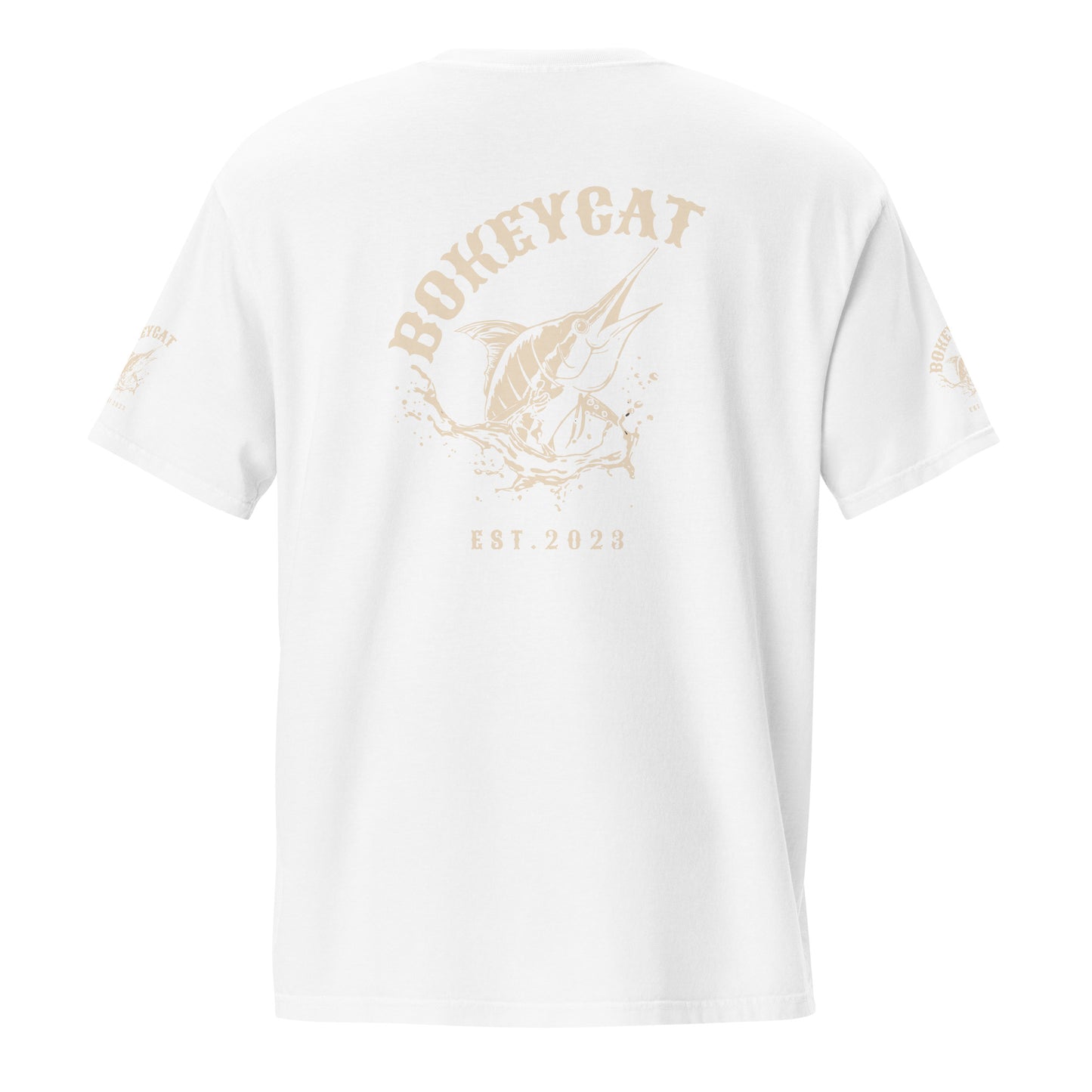 BokeyCat Unisex garment-dyed pocket t-shirt