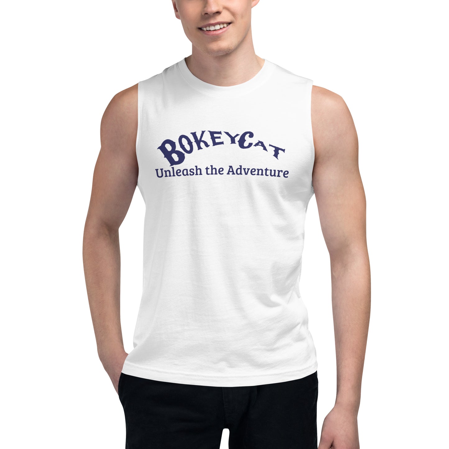 BokeyCat Muscle Shirt (logo higher)