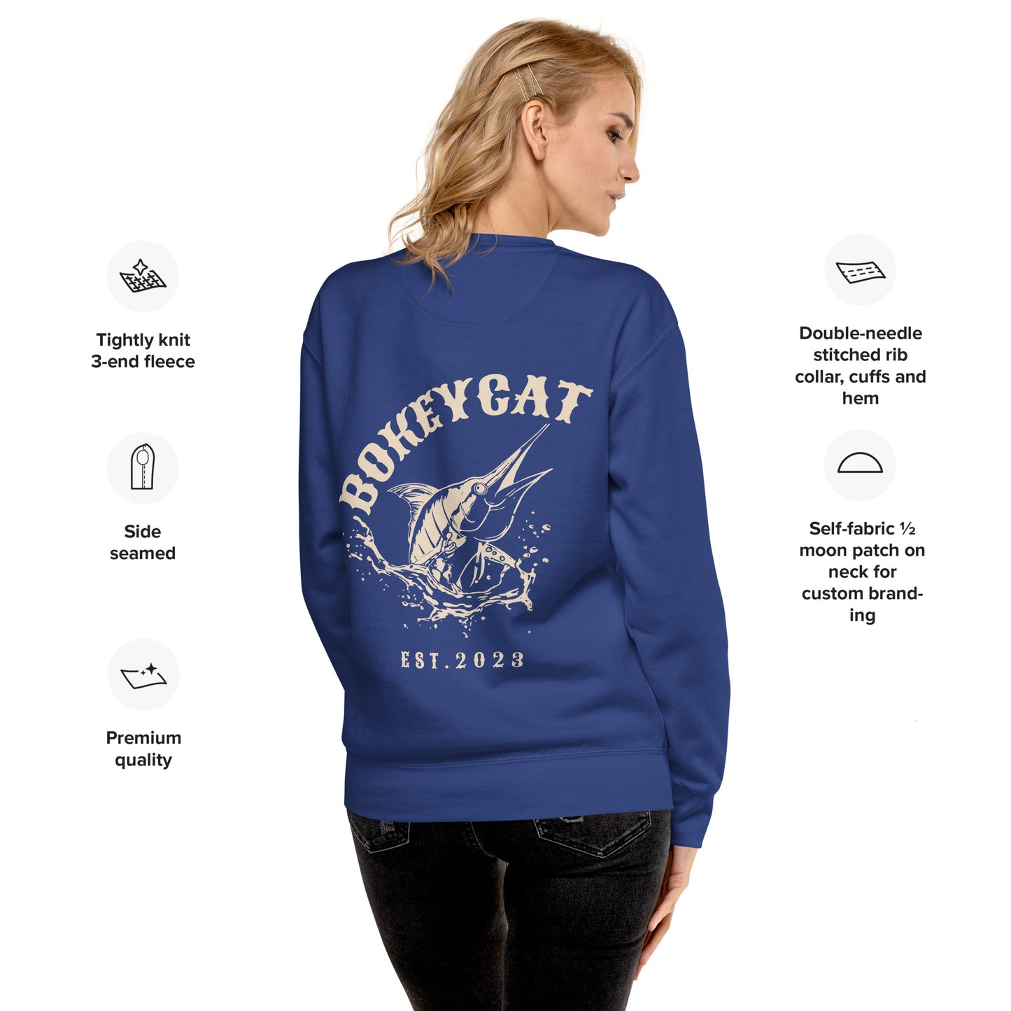 BokeyCat Unisex Premium Sweatshirt