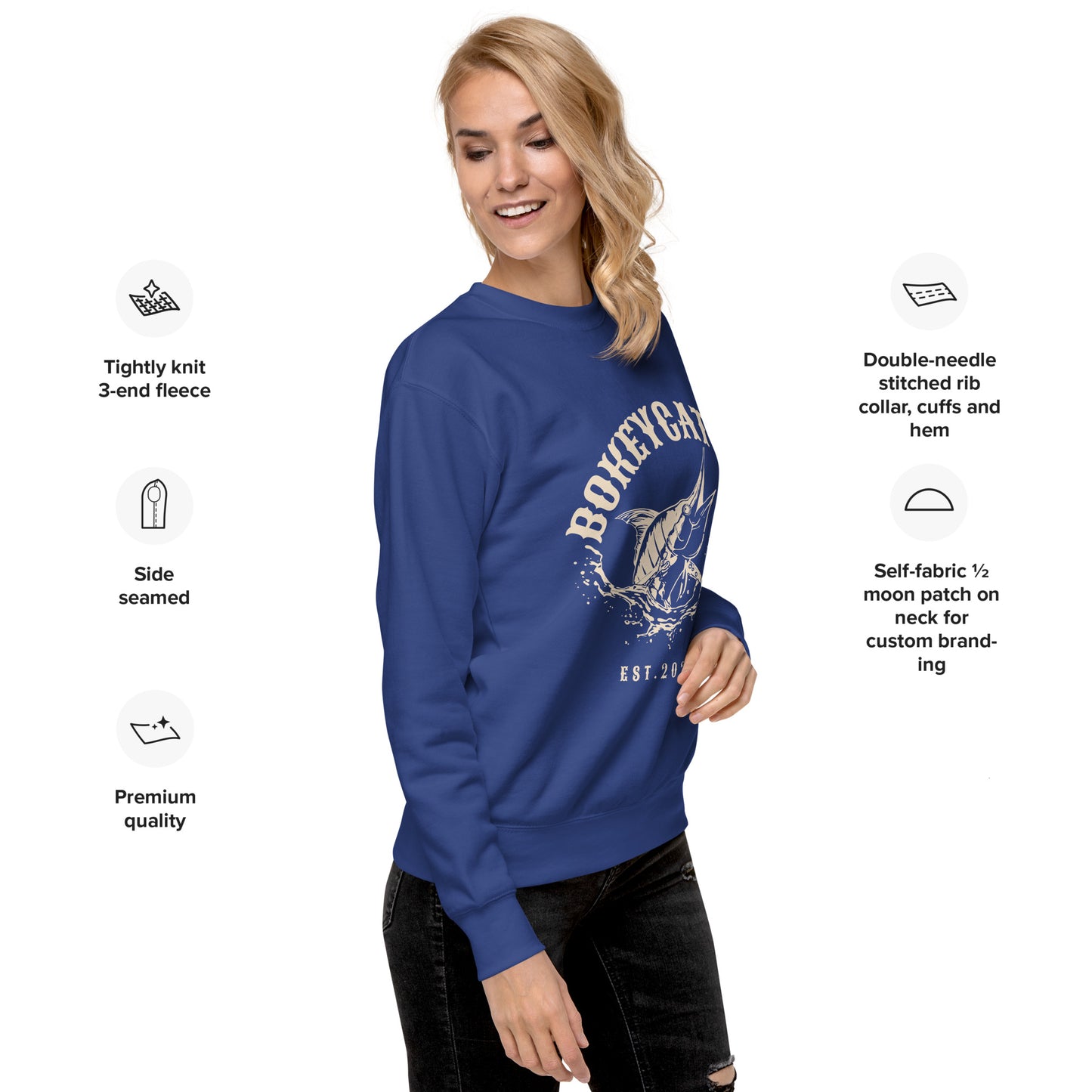 BokeyCat Unisex Premium Sweatshirt