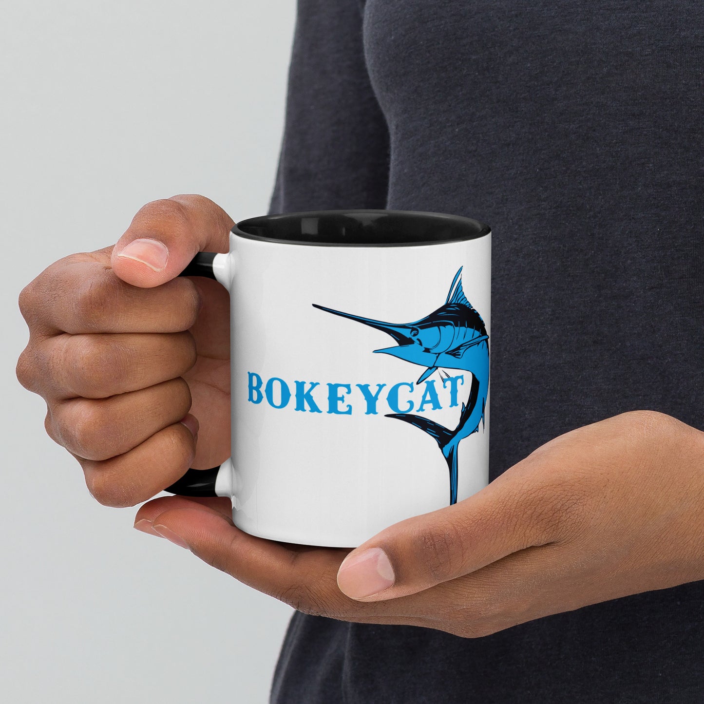 BokeyCat Mug with Color Inside