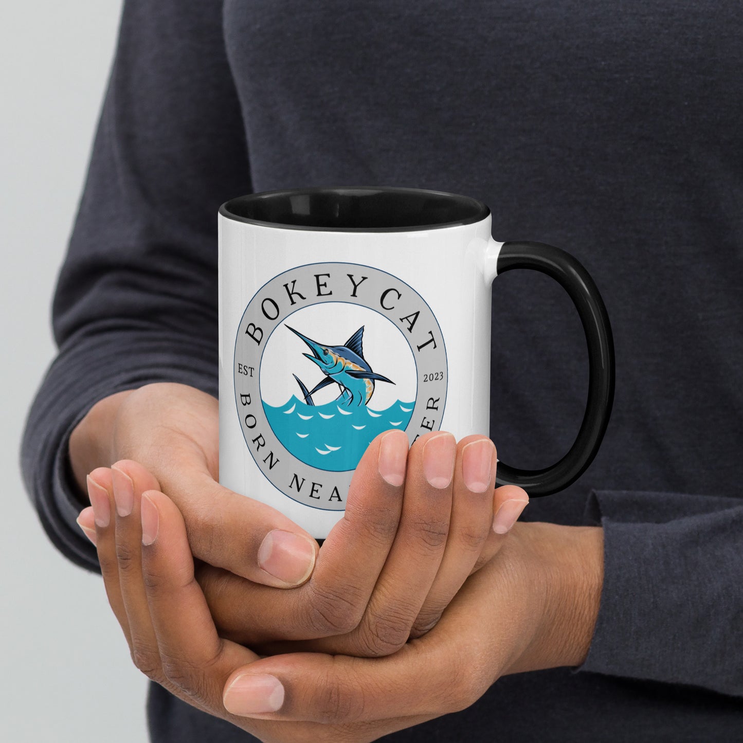 BokeyCat Mug with Color Inside