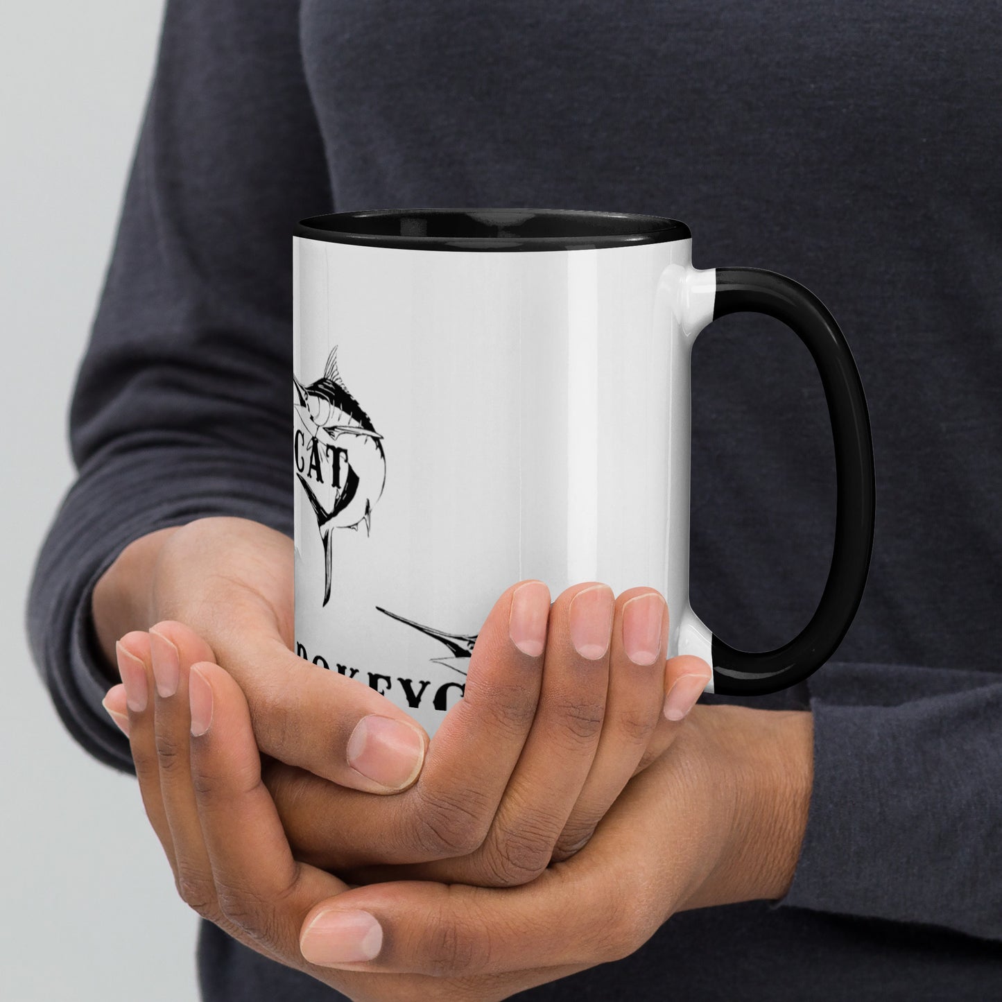 BokeyCat Mug with Color Inside