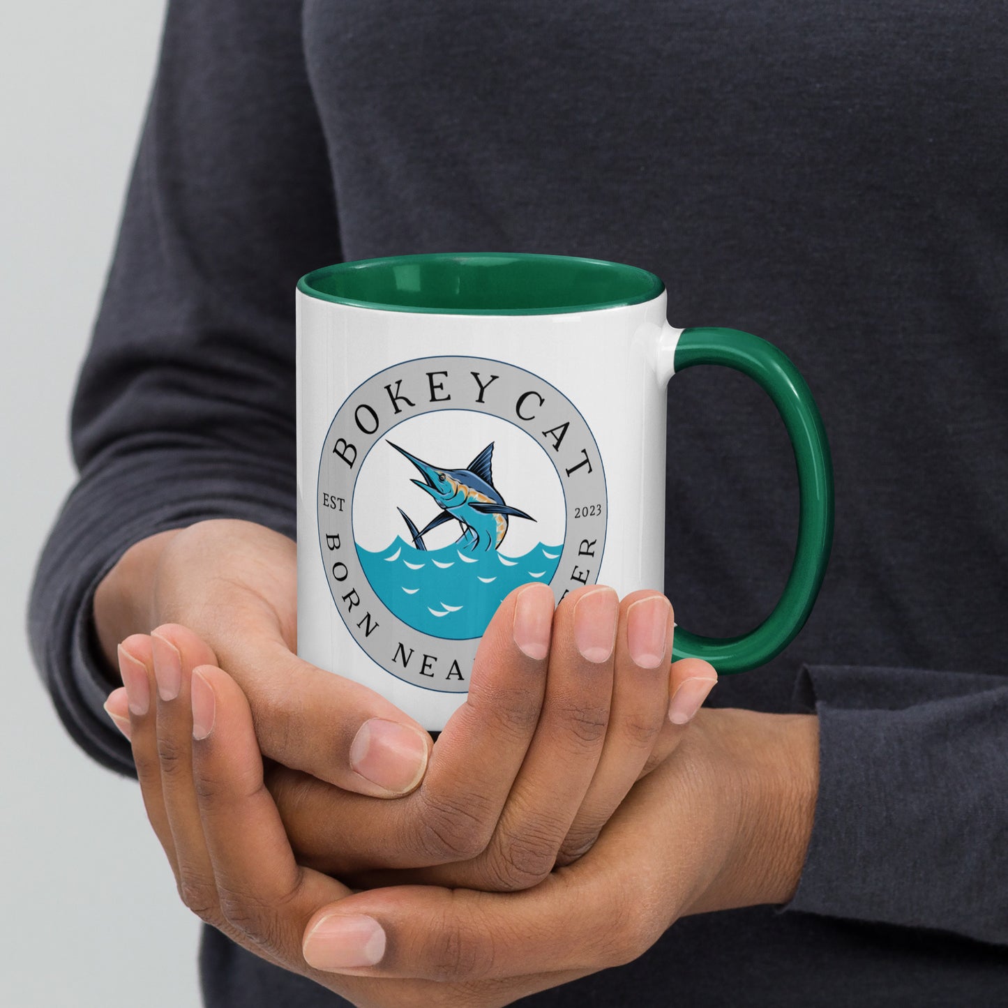 BokeyCat Mug with Color Inside