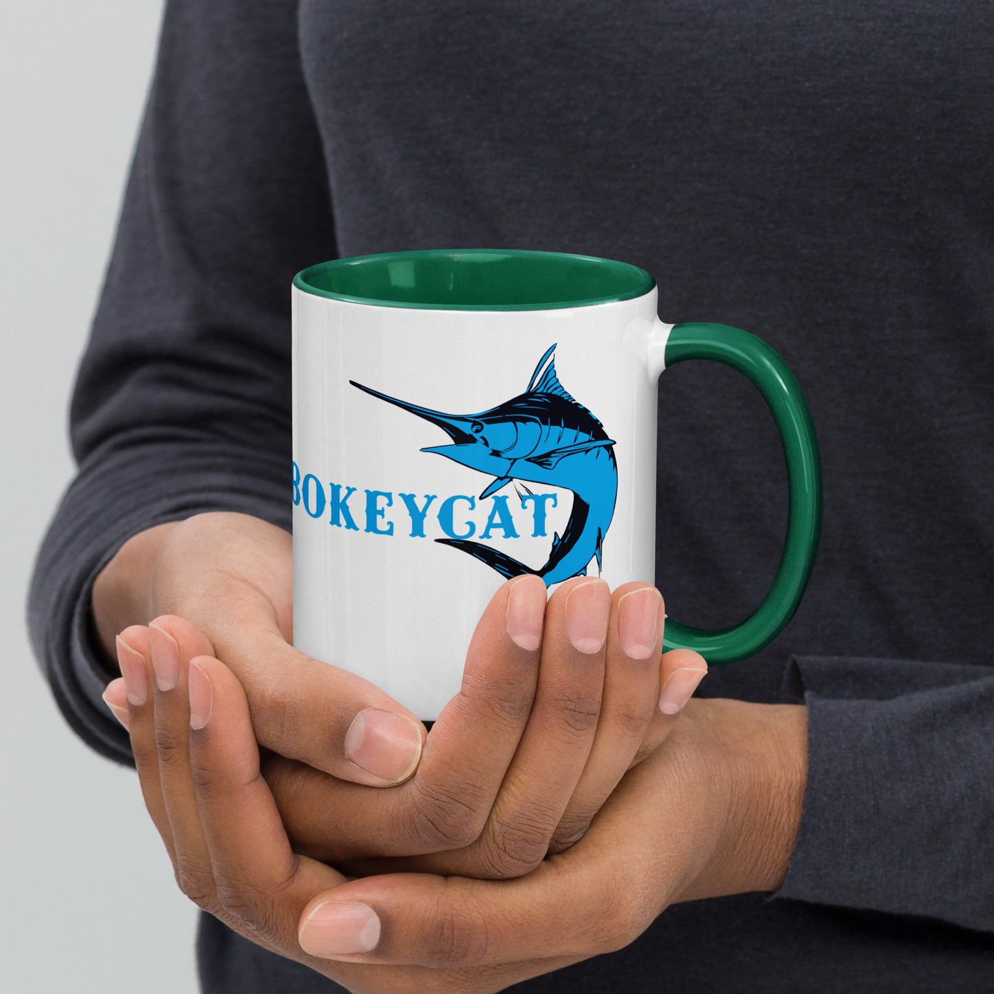 BokeyCat Mug with Color Inside