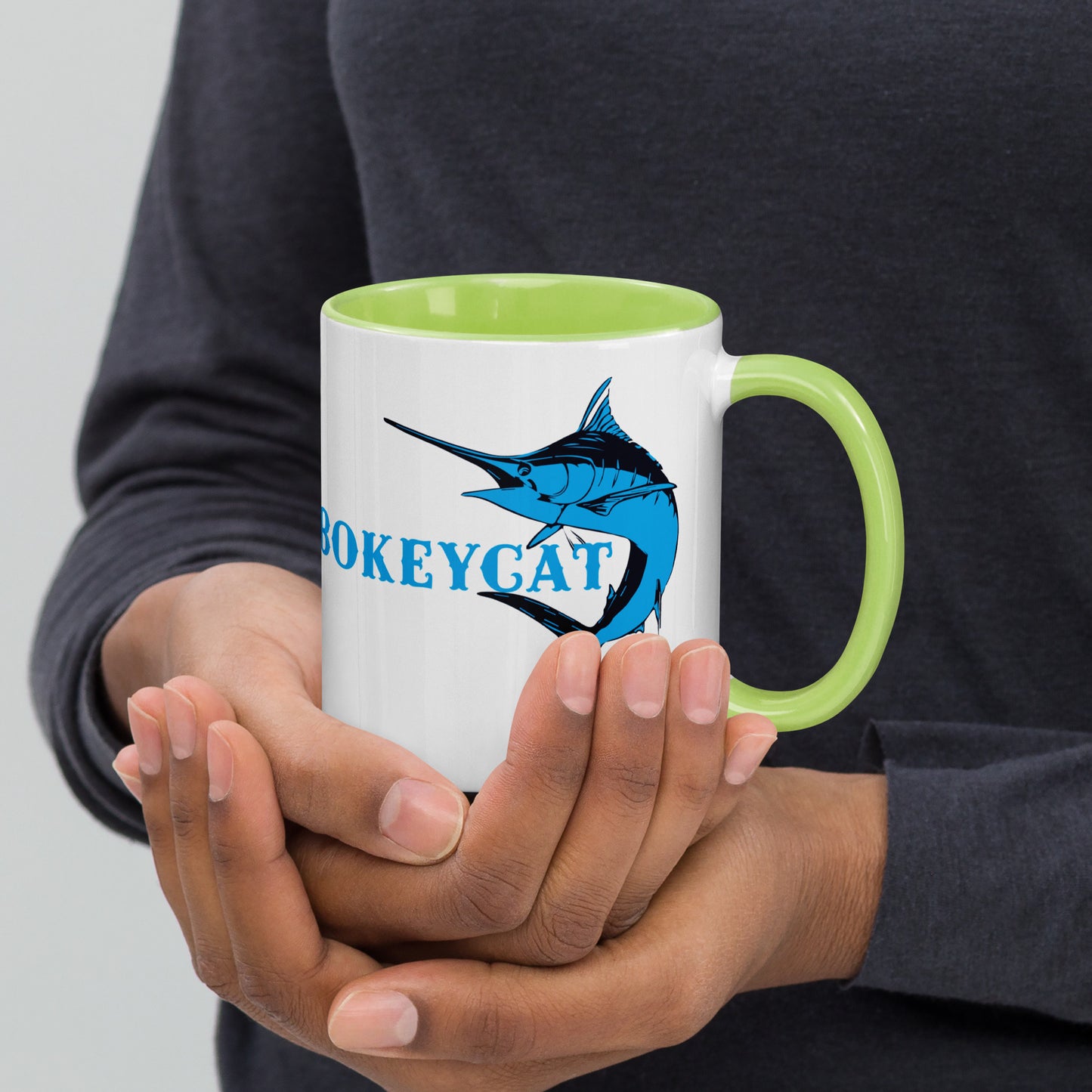 BokeyCat Mug with Color Inside