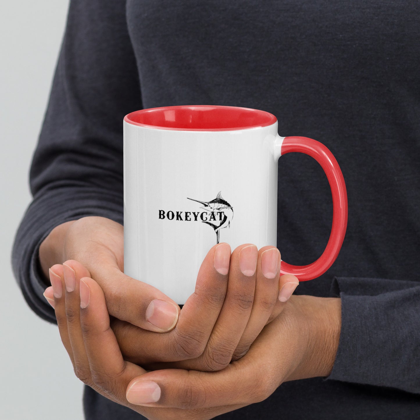 BokeyCat Mug with Color Inside