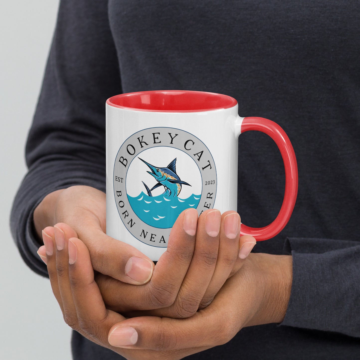 BokeyCat Mug with Color Inside