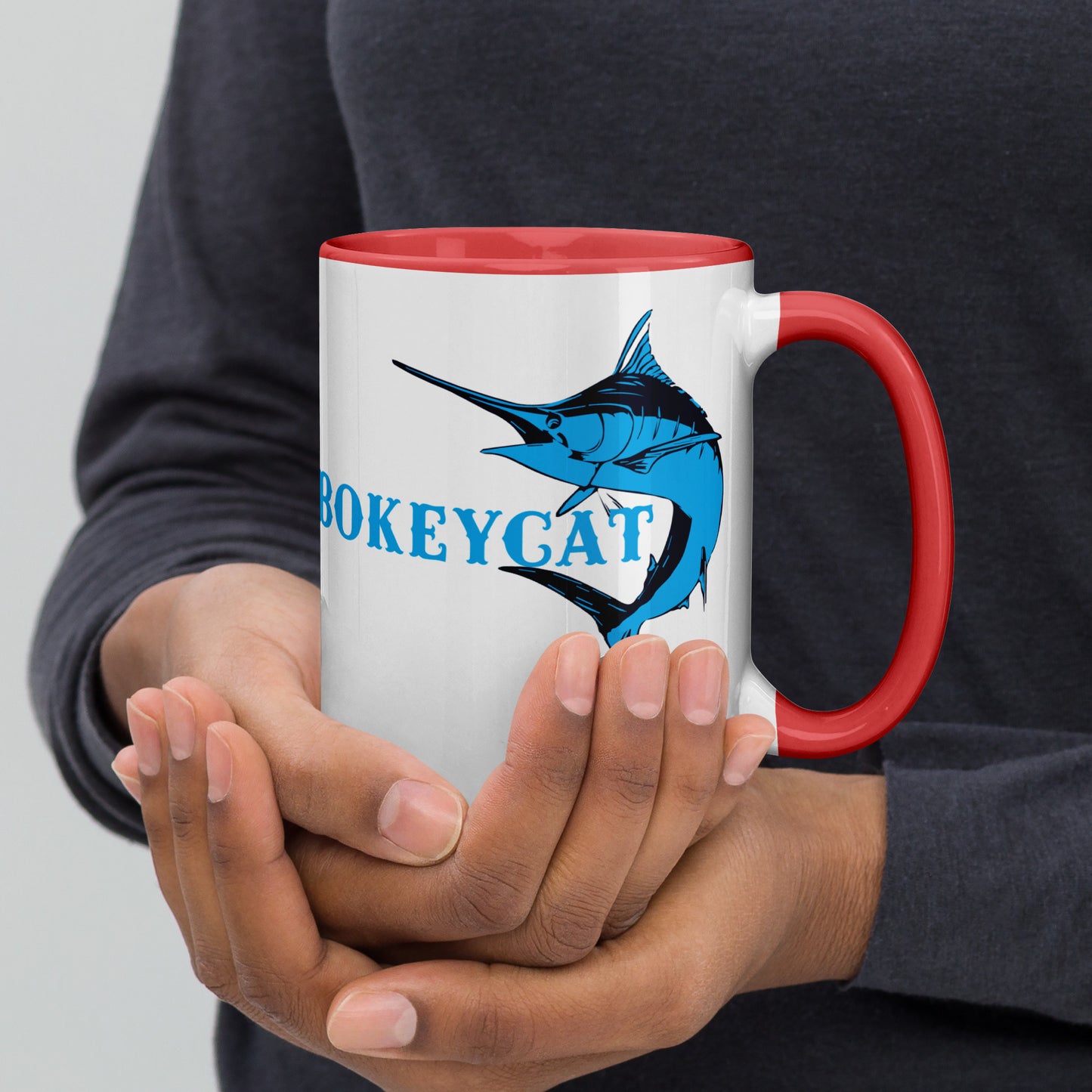 BokeyCat Mug with Color Inside