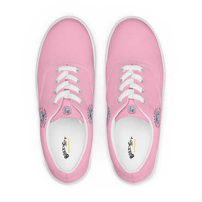 Women’s lace-up canvas shoes