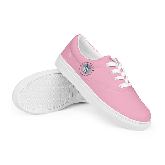 Women’s lace-up canvas shoes