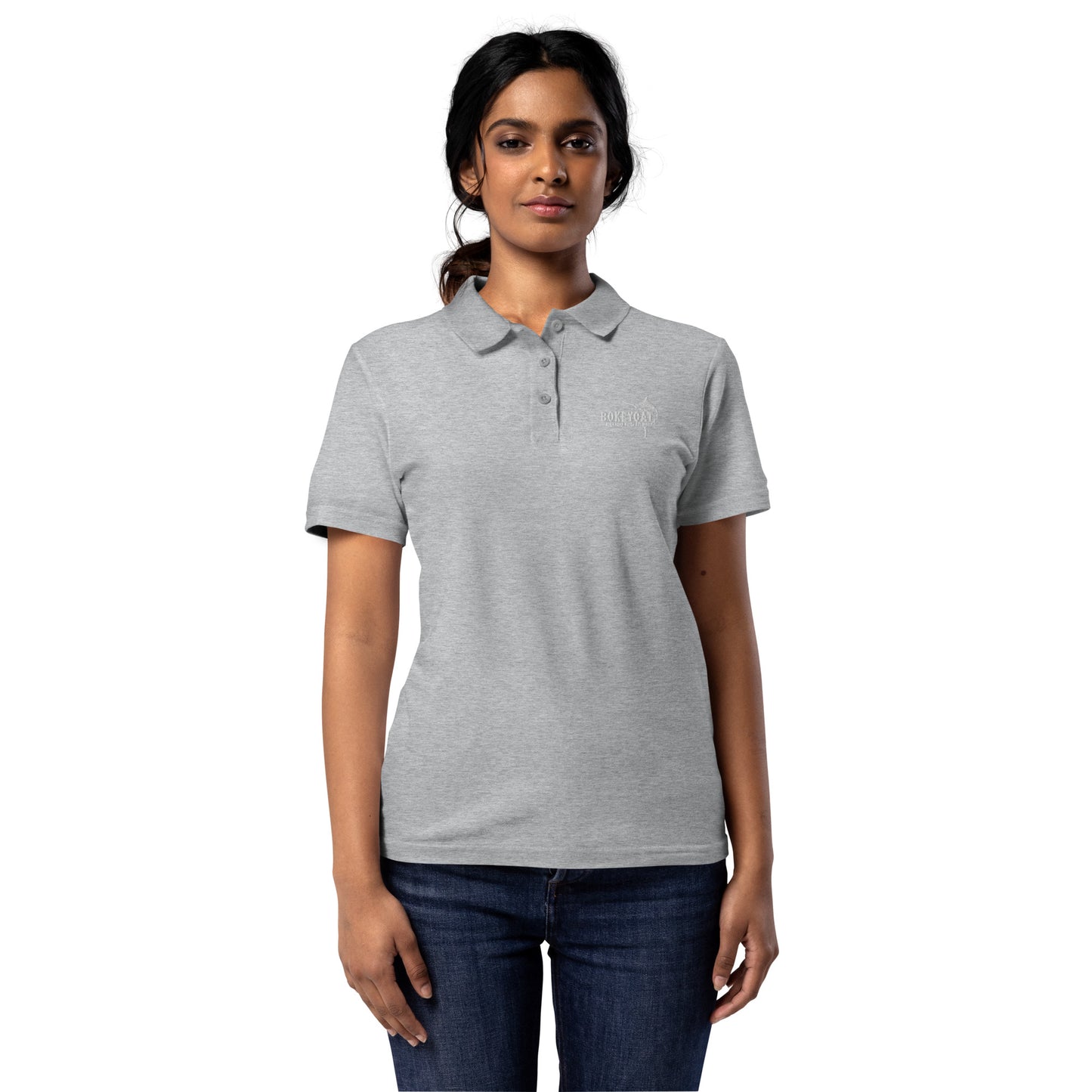 BokeyCat  Women’s pique polo shirt