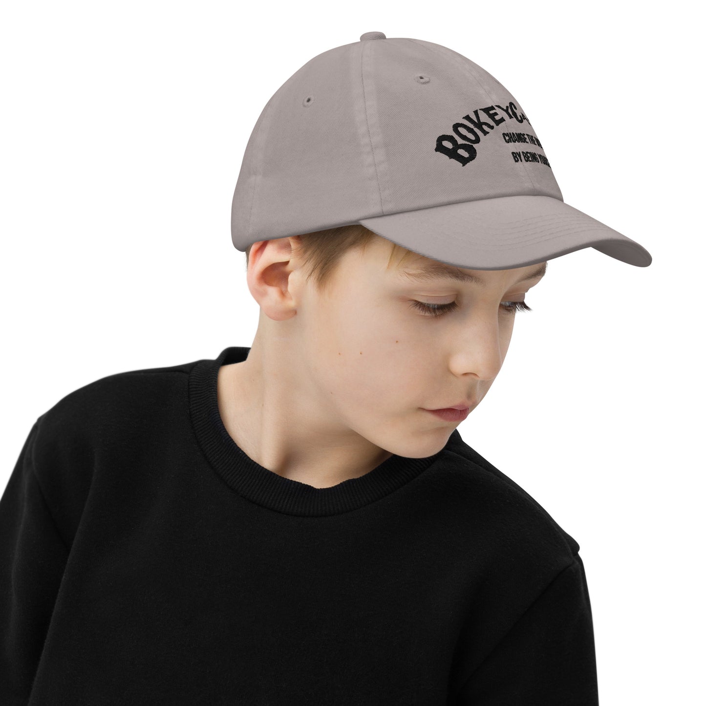 BokeyCat Youth baseball cap